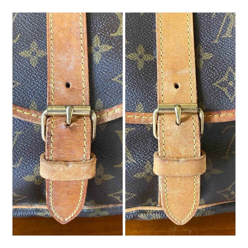 AUTHENTIC LOUIS VUITTON SAUMUR 35 CROSSBODY BAG - Picture 7 of 14